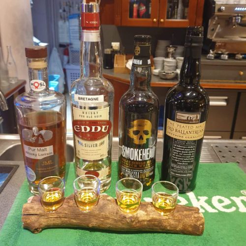 Tasting of 4 whiskies