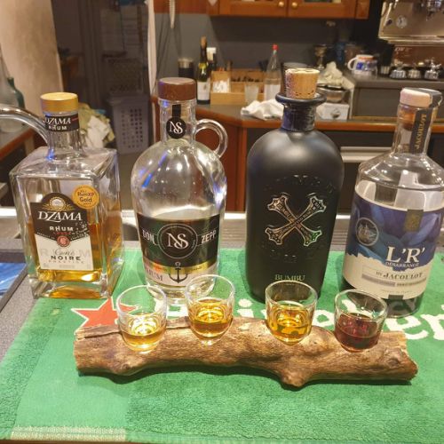 Dégustation de 4 Rhums